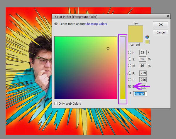 Color Picker on B